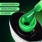 Гель лак для ногтей, люминесцентный, трехфазный, 8 мл, LED/UV, зелёный (22) - Фото 3