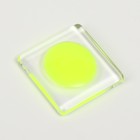Гель лак для ногтей «GLOW IN THE DARK», 3-х фазный, 8 мл, LED/UV, люминесцентный, цвет ярко-жёлтый (24) - Фото 11