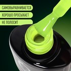Гель лак для ногтей, люминесцентный, трехфазный, 8 мл, LED/UV, зелёный (24) - Фото 3