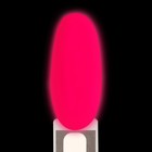 Гель лак для ногтей, люминесцентный, трехфазный, 8 мл, LED/UV, розовый (36) - Фото 12