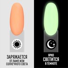 Гель лак для ногтей, люминесцентный, трехфазный, 8 мл, LED/UV, оранжевый (41) - Фото 2