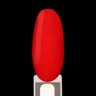 Гель лак для ногтей, люминесцентный, трехфазный, 8 мл, LED/UV, красный (46) - Фото 10