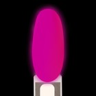 Гель лак для ногтей, люминесцентный, трехфазный, 8 мл, LED/UV, фиолетовый (47) - Фото 12