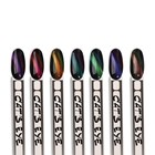 Гель-лак для ногтей, кошачий глаз, трехфазный, 8 мл, LED/UV, золотистый (02) - Фото 9