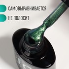Гель-лак для ногтей, кошачий глаз, трехфазный, 8 мл, LED/UV, зелёный (05) - Фото 3