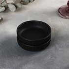 Соусники Magistro Line, 90 мл, фасовка 2 шт., керамика, чёрные - Фото 1