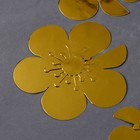 Топпер для торта «Цветы», золотой - Фото 2