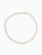 Бусы «Классика» шар №8, цвет молочный, L=125 см - Фото 2