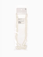 Бусы «Классика» шар №8, цвет молочный, L=125 см - Фото 7