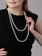 Бусы «Классика» шар №8, цвет молочный, L=125 см - Фото 2