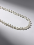 Бусы «Классика» шар №8, цвет молочный, L=125 см - фото 60763032