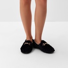 Тапочки женские закрытые LoveLife, размер 37, чёрные - Фото 9