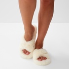 Тапочки женские с открытым носом размер 37, цвет молочный - Фото 23