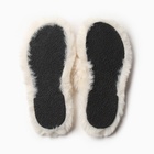 Тапочки женские с открытым носом размер 37, цвет молочный 9690217