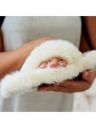 Тапочки женские с открытым носом размер 37, цвет молочный - Фото 9