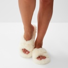 Тапочки женские с открытым носом размер 39, цвет молочный - Фото 12