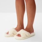 Тапочки женские с открытым носом размер 39, цвет молочный - Фото 13