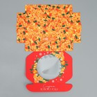 Коробка для макарун с низкими бортами "Сладкого нового года", 11× 11× 3 см (5 шт) - фото 808079532