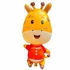 Шар фольгированный 40" «Жираф в оранжевой рубашке» - Фото 1