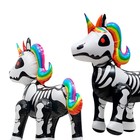 Воздушный шар фольгированный 25" «Единорог-скелет», фигура, под воздух - Фото 3