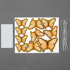 Топпер для торта «Бабочки», 10 шт., золотистый - Фото 2