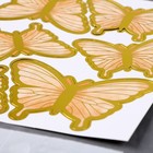 Топпер для торта «Бабочки», 10 шт., золотистый - Фото 3