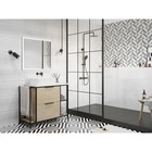 Металлический бордюр Cersanit Metallic черный 1x60 - Фото 2