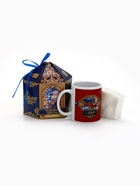 Подарочный набор «Чудесного года»: чай чёрный с апельсином, 50 г, кружка 300 мл., носки 36 - 39 размер - Фото 3