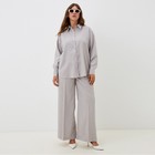 Рубашка женская MIST plus-size, р. 52, бежевый 9728619 - фото 11184080