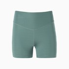 Шорты женские, цвет дымчато-зелёный, размер 44(S) - фото 25327684