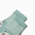 Носки детские «Бегемот», цвет мятный, размер 10 - Фото 2