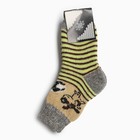 Носки детские шерстяные "Собачка" А.3а45, цвет серый, р-р 22 - фото 43750198