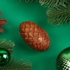 Фигурный шоколад "Бомбочка с маршмеллоу "Новогодняя шишка", 28 г ± 5 % - Фото 1