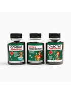 Чай подарочный, набор «Новогодняя аптечка», набор 3 шт. × 50 г, вкусы: яблочный штрудель, имбирный пряник, мята - Фото 2