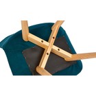 Стул обеденный Polini Home Verona SD, цвет тёмно-бирюзовый-натуральный - Фото 8