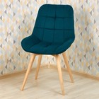 Стул обеденный Polini Home Verona SD, цвет тёмно-бирюзовый-натуральный - Фото 9