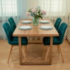 Стул обеденный Polini Home Verona SD, цвет тёмно-бирюзовый-натуральный - Фото 10