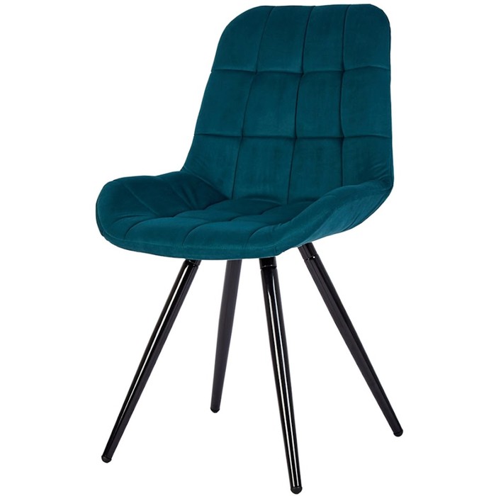 Стул обеденный Polini Home Verona SM, цвет тёмно-бирюзовый-чёрный - Фото 1
