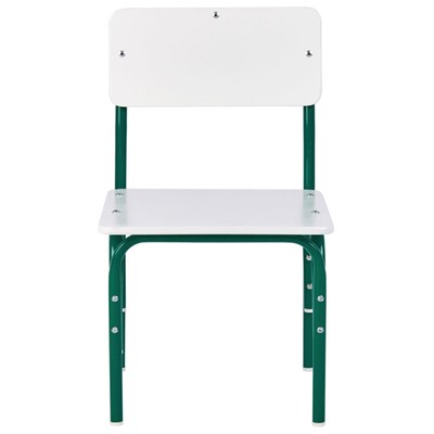 Стульчик детский растущий «Фея. Мой малыш», 1-2 группа, цвет белый/зелёный