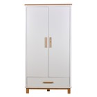 Шкаф двухсекционный Polini Kids Simple 3410, с ящиком, цвет белый-натуральный 10054466 - фото 319917720