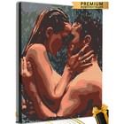 Картина по номерам «Поцелуй под дождём» холст на подрамнике, 40 × 50 см - фото 320083371