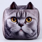Антистресс кубы «кот», серый - фото 296142126