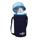 Термосумка для бутылочки M&B синяя, голубая, форма тубус - Фото 3