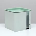 Фонтанчик для животных Carno, 2 л, с датчиком воды и фильтром, 18х16 см 2 л, зелёный - Фото 1