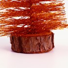 Декор новогодний «Ёлка в золотом цвете с блёстками», 8×8×15 см - Фото 3