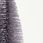 Новогодний декор «Ёлка в серебристом цвете с блёстками» 8 × 8 × 15 см - Фото 2