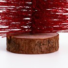 Новогодний декор «Ёлка в красном цвете с блестками» 8 × 8 × 20 см - Фото 3
