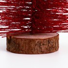 Новогодний декор «Ёлка в красном цвете с блестками» 8 × 8 × 20 см - Фото 4