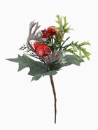 Еловая ветка декоративная «Зимнее волшебство. Грёзы», 18 см 9698950