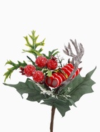 Еловая ветка декоративная «Зимнее волшебство. Грёзы», 18 см 9698950